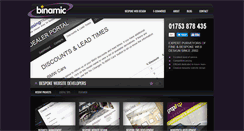 Desktop Screenshot of binamic.co.uk