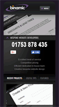 Mobile Screenshot of binamic.co.uk